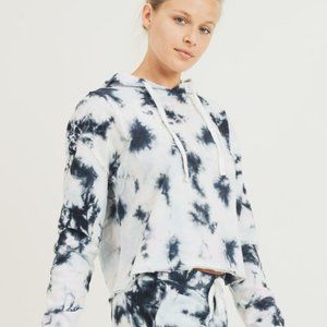 NWT Tie Dye Pullover with Drawstring Hoodie